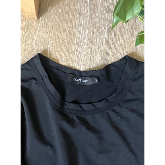 Women's CARPETCOM Black Short Sleeve Tee L - Picture 2 of 5